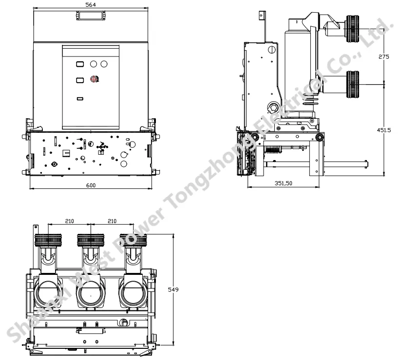 3AE Siemens Circuit Breaker Retrofit Product Outline Drawing 3AE Siemens Circuit Breaker Retrofit Product Outline Drawing