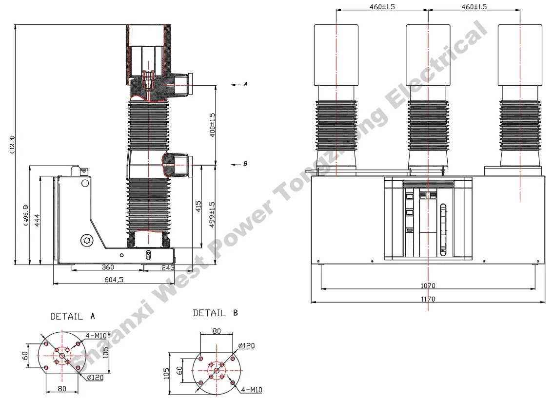 405kV 630A-4000A Vacuum Circuit Breaker factory 405kV 630A-4000A Vacuum Circuit Breaker factory